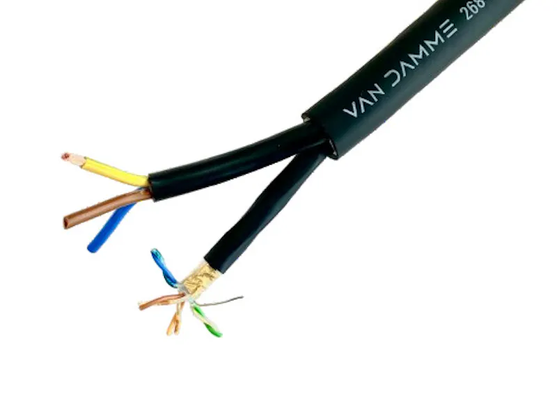 Van Damme supports LED walls with new Cat 6A Tourcat Hybrid Multicore