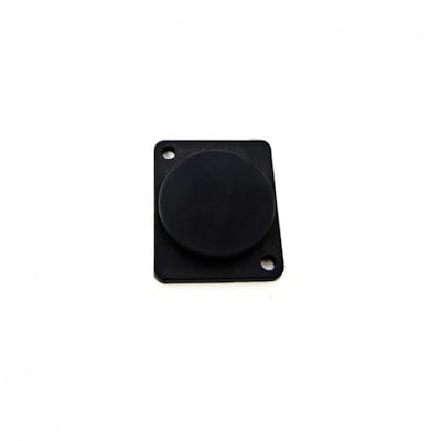 Rear mounting blanking plate