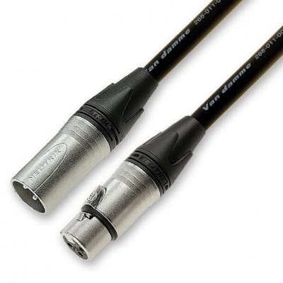 Van Damme Smart Control 1 pair DMX cable Neutrik 3 pole XLR male to female 30m