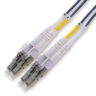 Fibre Optic multimode patch cable OM3 Duplex LC to LC 2m