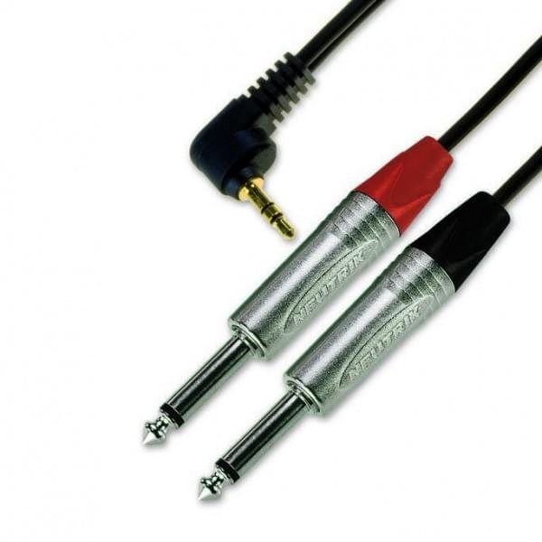 Van Damme 1,5 m 3,5 mm Mini Jack a Jack Cable Red