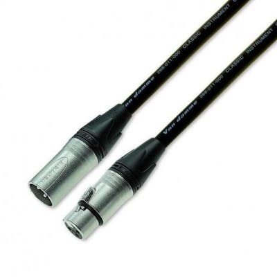 Standard mic cables Neutrik male XLR NC3MXX to female XLR NC3FXX 1m