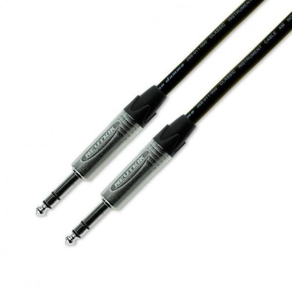 Neutrik stereo jack NP3X to NP3X 5m