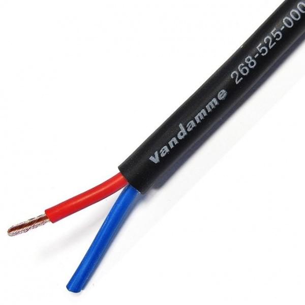 Van Damme Black Series Tour Grade 2 x 4.00mm 2 core twin-ax, per metre