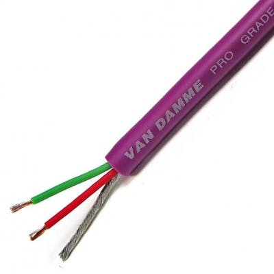 Van Damme Tour Grade Classic XKE pro-patch cable, purple, per metre