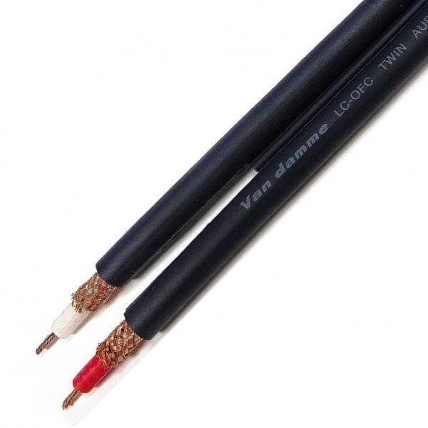 Van Damme Shotgun Audio Twin Interconnect, Sapphire Blue, per metre