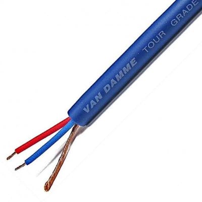 Van Damme Tour Grade Classic XKE microphone cable, blue, per metre