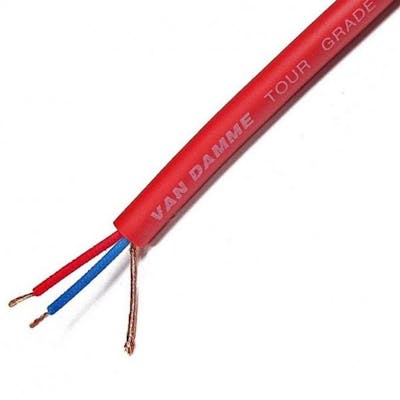Van Damme Tour Grade Classic XKE microphone cable, red, per metre