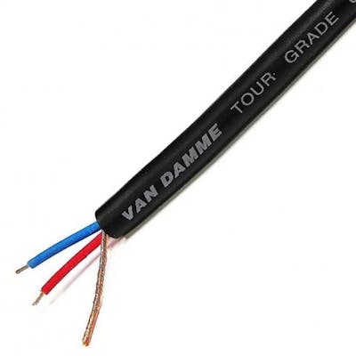 Van Damme Tour Grade Classic XKE microphone cable, black, per metre