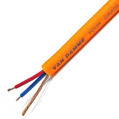 Van Damme Tour Grade Classic XKE microphone cable, orange, per metre