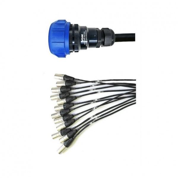 8 way stagebox + 25 pin VDM