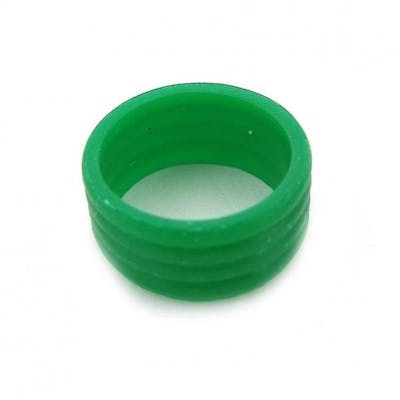 Belden standard ident ring green (pack of 10)