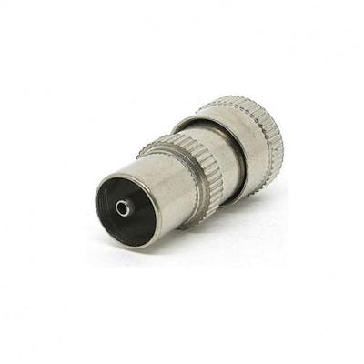 Metal coaxial plug cable male