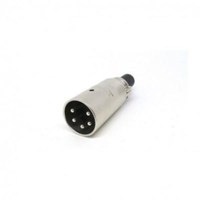 Amphenol 5 pole EP metal cable male  