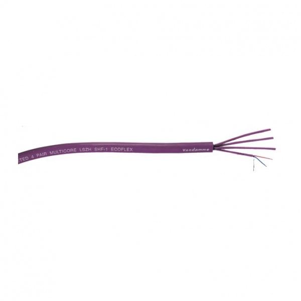Van Damme Purple series Digilog 4 pair LSZH Ecoflex, per metre