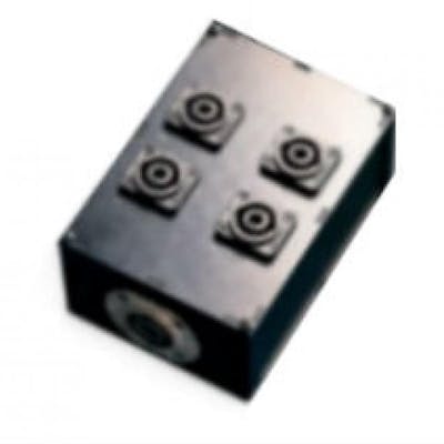 Van Damme speaker breakout box Neutrik Speakon NL8MPR to 4 x NL4MP 