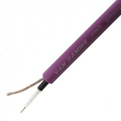 Van Damme Pro Grade Classic XKE Instrument cable, Purple, 100m Reel