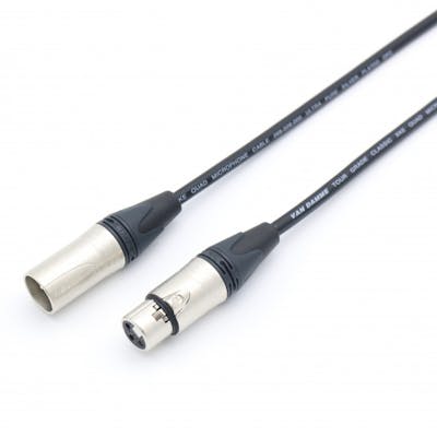 Starquad mic cables Neutrik male XLR NC3MXX to female XLR NC3FXX 0.25m