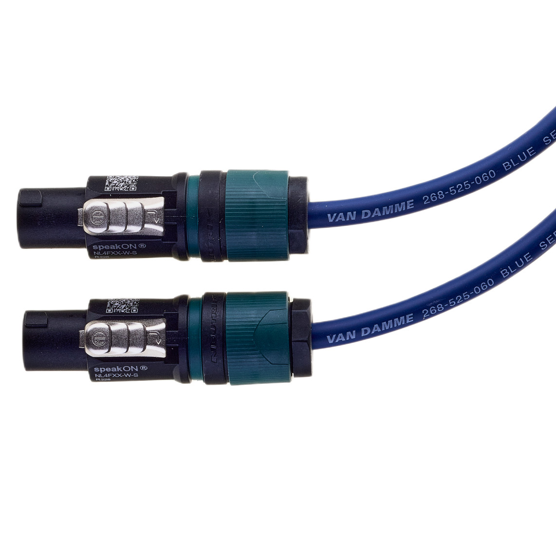 Neutrik Speakon NL4FX to NL4FX Blue Series Studio Grade 2 x 4mm 20m
