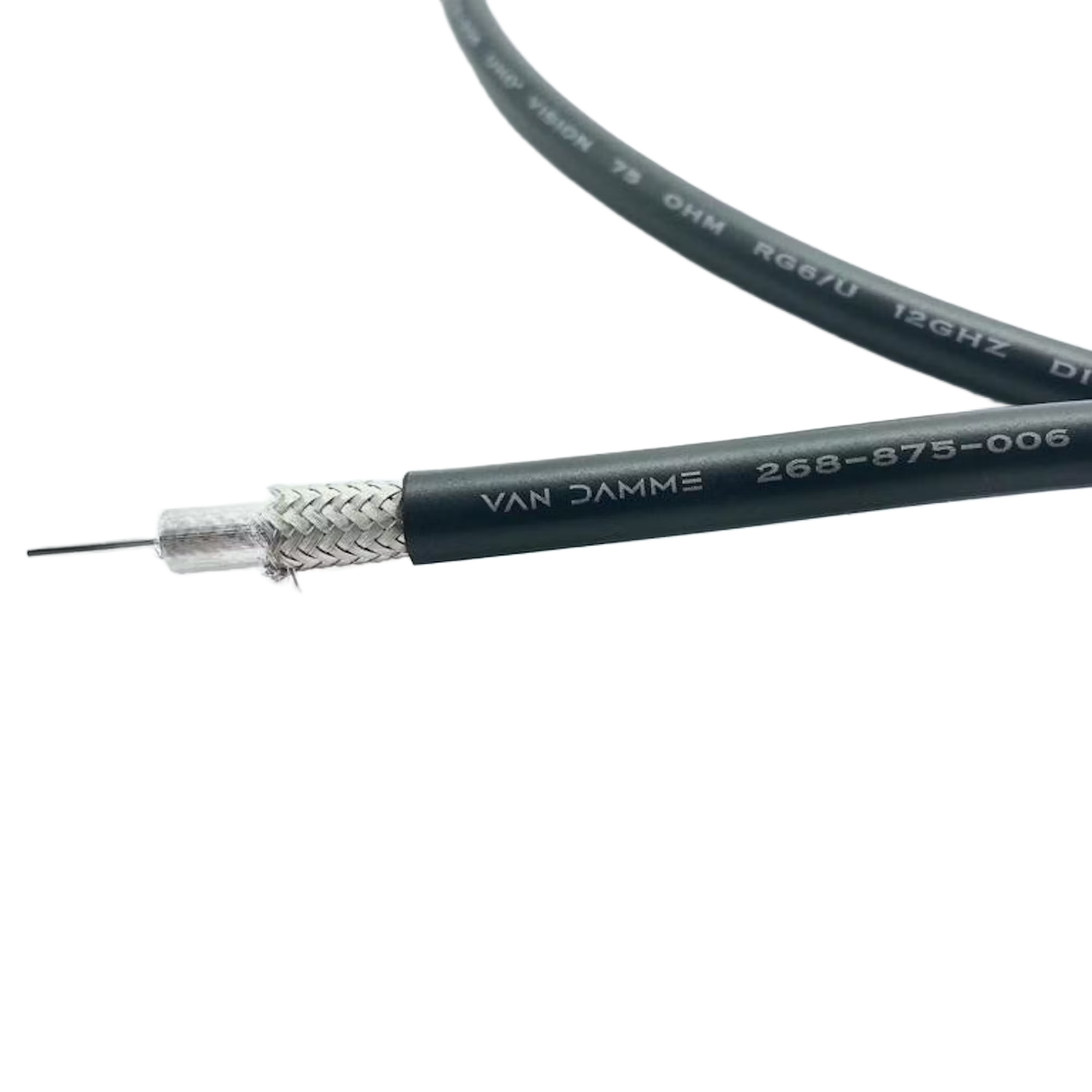 【照明用】Van Damme DMXケーブル 100m Van Damme Smart Control DMX 1 pair cable, black, 100m reel