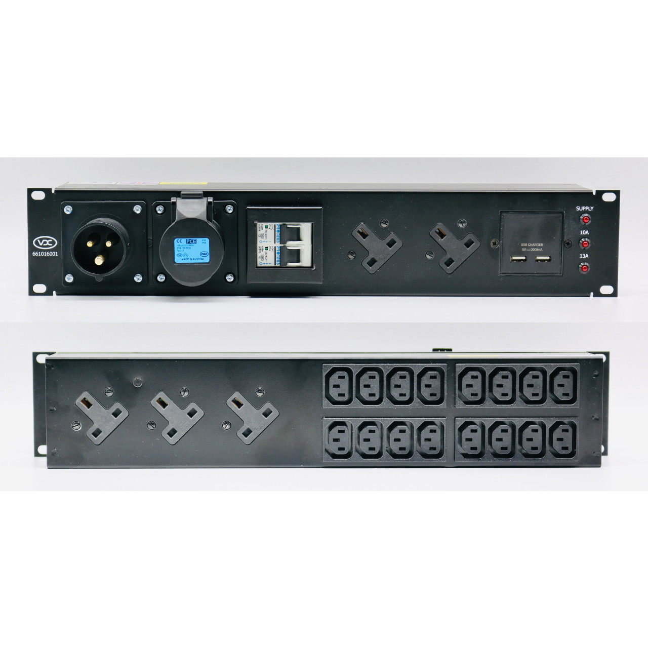鍵盤楽器 Disting EX 1U Display Adaptor VDC 2U Distro 16A I/O ~ 5 x 13A skt, 16 x IEC, 2x USB MDU
